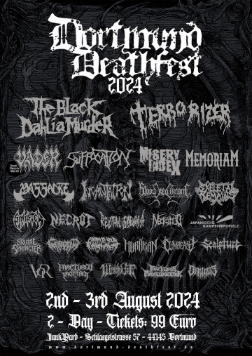 Flyer Dortmund Deathfest 2024