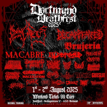 Flyer Dortmund Deathfest 2025