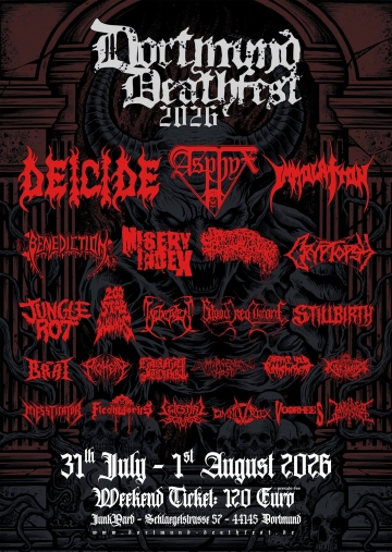 Flyer Dortmund Deathfest 2026