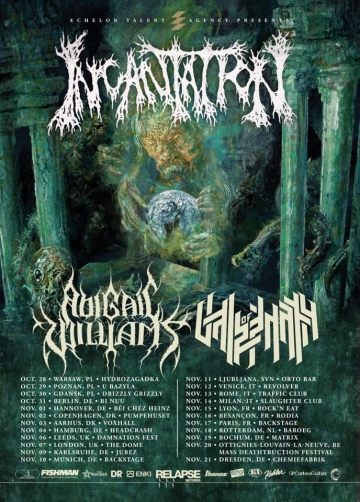 Flyer Incantation w/ Abigail Williams & Vale of Pnath