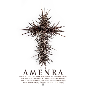 Flyer Amenra in Dresden 2022