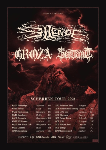 Flyer Scherben Tour 2024