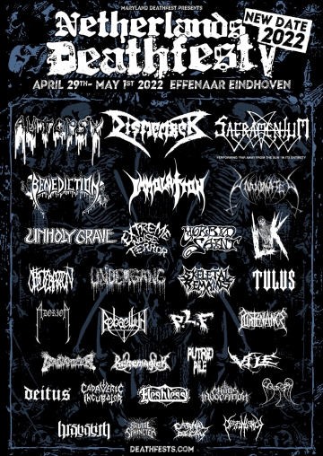 Flyer Netherland Deathfest 2022