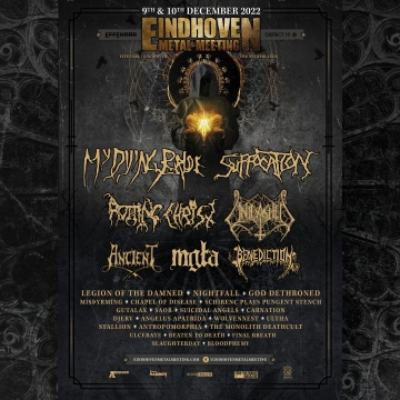 Flyer Eindhoven Metal Meeting 2022
