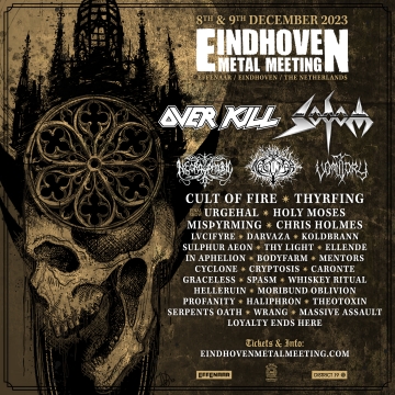 Flyer Eindhoven Metal Meeting 2023
