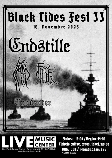 Flyer Black Tides Fest II