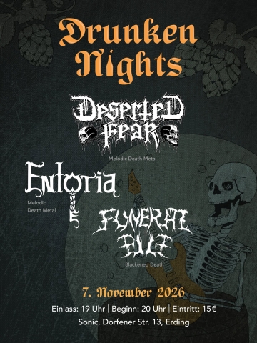 Flyer Drunken Nights 2026