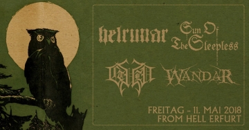 Flyer Helrunar & Sun of the Sleepless
