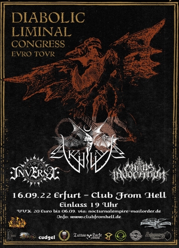 Flyer Akhlys w/ Fides Inversa & Chaos Invocation