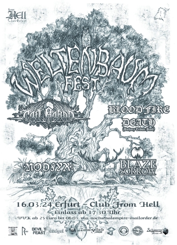 Flyer Weltenbaum Fest 2024