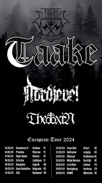 Flyer Taake w/ Nordjevel & Theotoxin