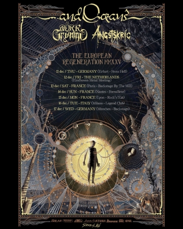 Flyer ...and Oceans w/ Mörk Gryning & Angstskríg
