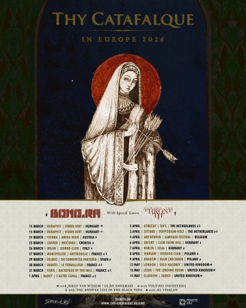 Flyer Thy Catafalque w/ Bong-Ra