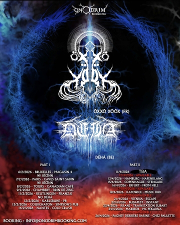 Flyer Öxxö Xööx w/ Déhà