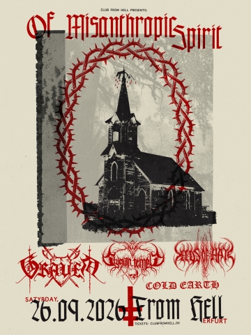 Flyer Graven w/ Cold Earth & Seeds of Hate & Stygian Temple