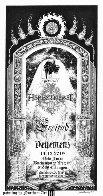 Flyer Herbstnebel w/ Freitod & Vehemenz