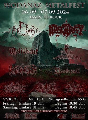 Flyer Wodanaz Metalfest 2024