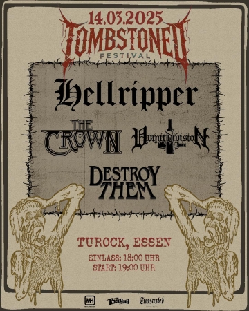 Flyer Tombstoned Fest 2025
