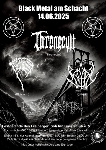 Flyer Black Metal am Schacht 2025