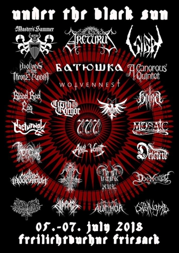 Flyer Under The Black Sun 2018