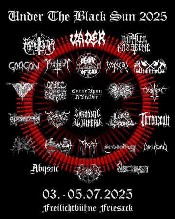 Flyer Under The Black Sun 2025