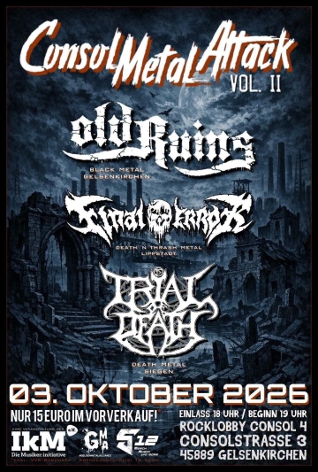 Flyer Old Ruins w/ Final Error & Trial of Death