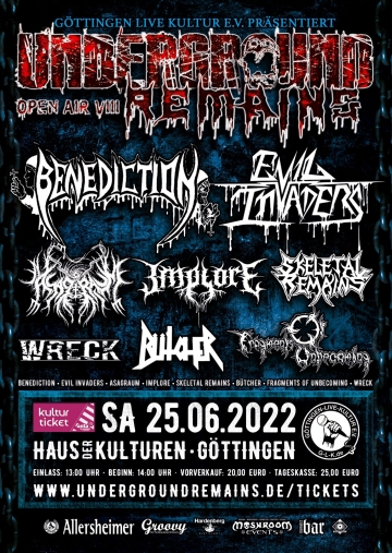 Flyer Underground Remains Open Air - Part VIII