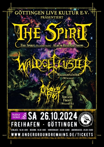Flyer The Spirit w/ Waldgeflüster