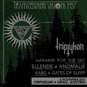 Flyer Transcending Visions Fest 2021