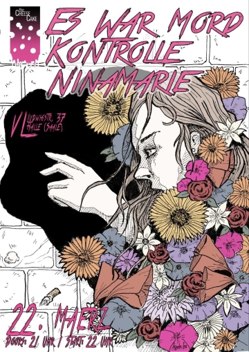 Flyer NinaMarie w/ Es war Mord & Kontrolle