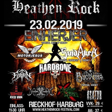 Flyer Heathen Rock Festival 2019