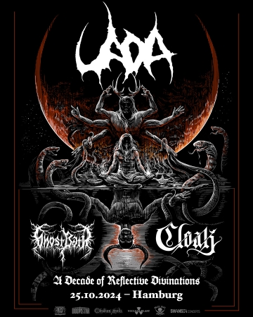 Flyer Uada w/ Ghost Bath & Cloak