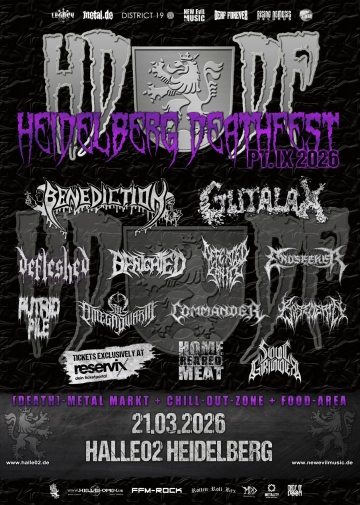 Flyer Heidelberg Deathfest 2026