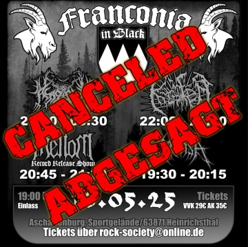 Flyer Franconia in Black w/ Asagraum, Krater, Mellom & Argash