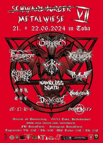 Flyer Schwarzburger Metalwiese VII