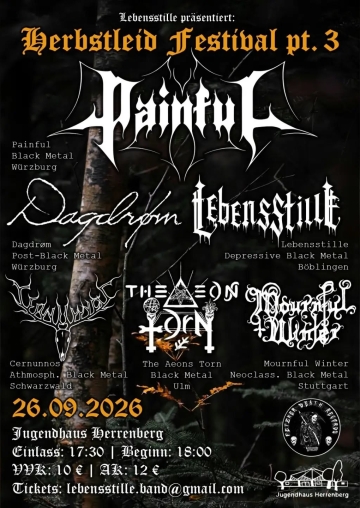 Flyer Herbstleid Festival Pt. 3