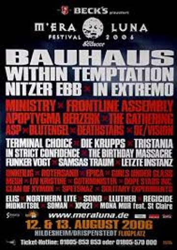 Flyer M'era Luna Festival 2006