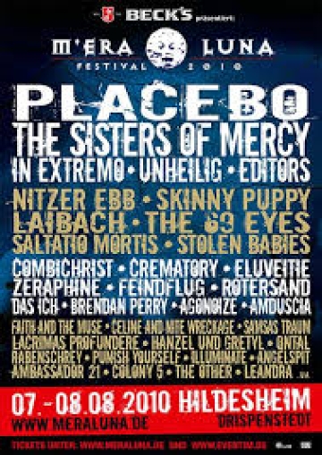 Flyer M'era Luna Festival 2010
