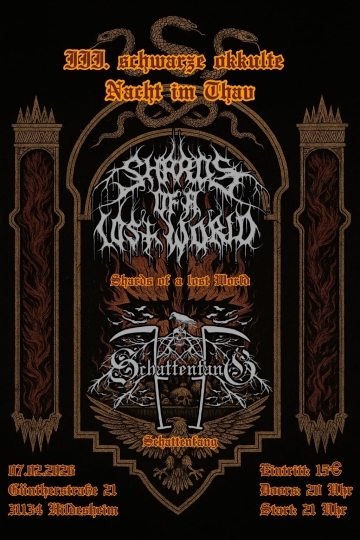 Flyer Shards of a lost World w/ Schattenfang