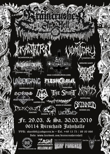 Flyer Braincrusher Festival 2019