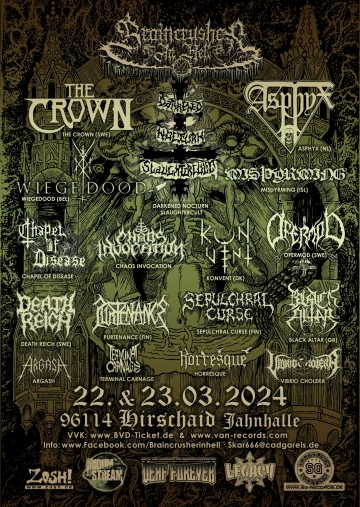 Flyer Braincrusher Festival 2024