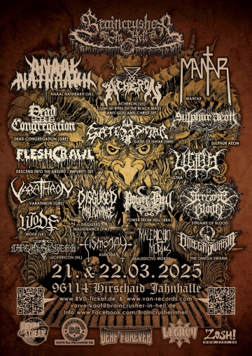 Flyer Braincrusher Festival 2025
