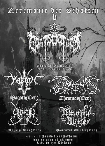 Flyer Zeremonie der Schatten V