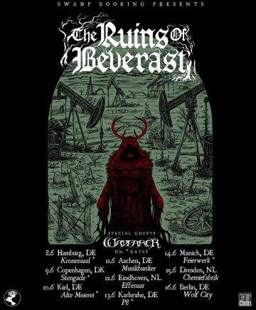 Flyer The Ruins Of Beverast w/ Wayfarer