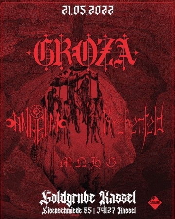Flyer Groza w/ Anheim & Krähenfeld
