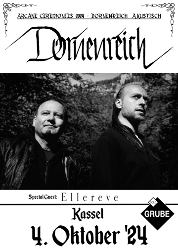 Flyer Dornenreich w/ Ellereve - Akustik Konzert