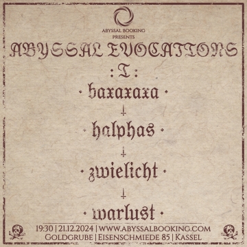 Flyer Abyssal Evocations Pt. 1