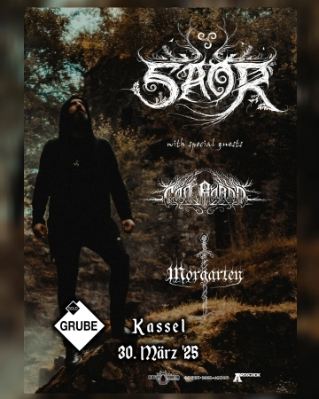 Flyer Saor w/ Cân Bardd & Morgarten
