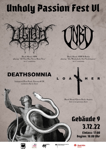 Flyer Unholy Passion Fest VI