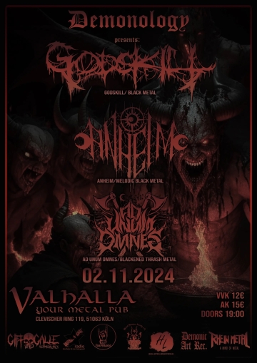 Flyer Godskill w/ Anheim & Ad Unum Omnes